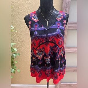 Super Cute Angie Boho Flowy Top Size M 🌷